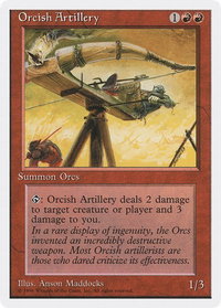 Orcish Artillery - Introductory Two-Player Set (2PS) #null - Uncommon Magic: The Gathering Trading Card