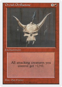 Orcish Oriflamme - Introductory Two-Player Set (2PS) #null - Uncommon Magic: The Gathering Trading Card