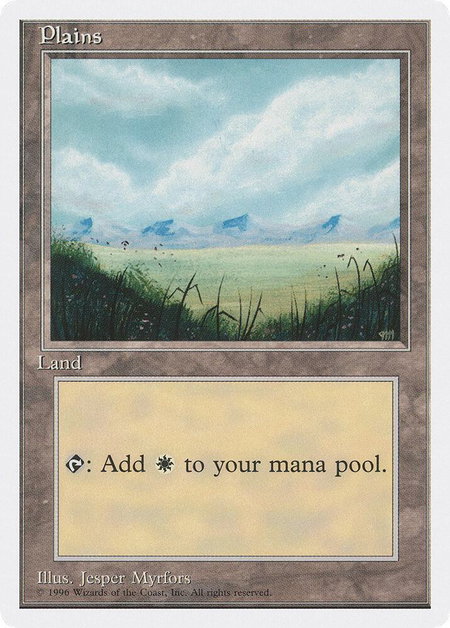 Plains (A) - Introductory Two-Player Set Magic: The Gathering trading card