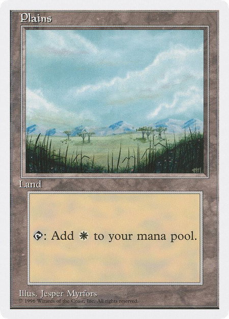 Plains (B) - Introductory Two-Player Set Magic: The Gathering trading card
