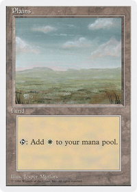 Plains (C) - Introductory Two-Player Set (2PS) #55 - Land Magic: The Gathering Trading Card