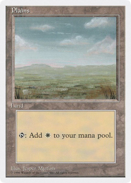 Plains (C) trading card from Introductory Two-Player Set Plains (C) - Introductory Two-Player Set Magic: The Gathering trading card