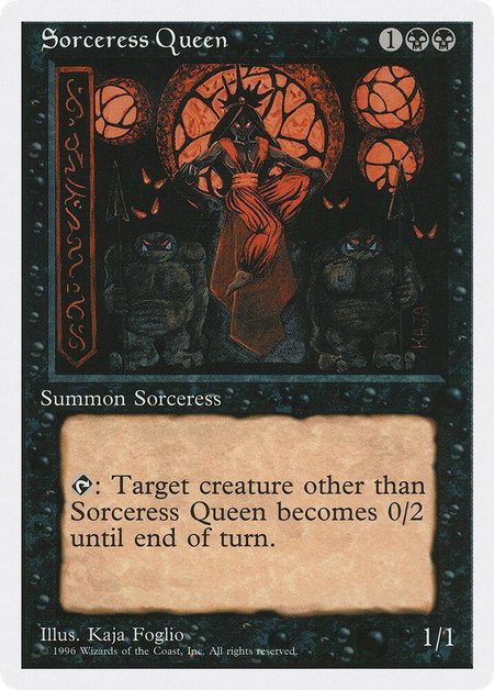 Sorceress Queen - Introductory Two-Player Set Magic: The Gathering trading card