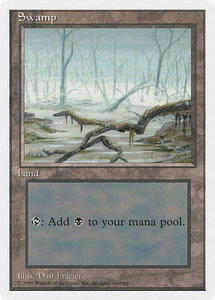 Swamp (A) - Introductory Two-Player Set (2PS) #59 - Land Magic: The Gathering Trading Card