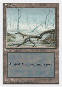Swamp (A) - Introductory Two-Player Set (2PS) #59 - Land Magic: The Gathering Trading Card