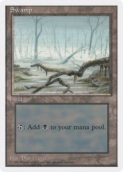 Swamp (A) trading card from Introductory Two-Player Set Swamp (A) - Introductory Two-Player Set Magic: The Gathering trading card