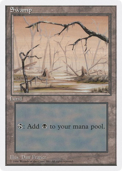 Swamp (B) trading card from Introductory Two-Player Set Swamp (B) - Introductory Two-Player Set Magic: The Gathering trading card
