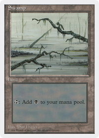 Swamp (C) - Introductory Two-Player Set (2PS) #61 - Land Magic: The Gathering Trading Card