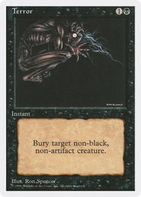 Terror - Introductory Two-Player Set (2PS) #null - Common Magic: The Gathering Trading Card