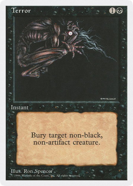 Terror - Introductory Two-Player Set Magic: The Gathering trading card