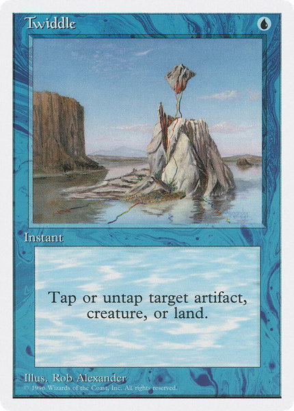 Twiddle trading card from Introductory Two-Player Set Twiddle - Introductory Two-Player Set Magic: The Gathering trading card