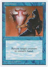 Unsummon - Introductory Two-Player Set (2PS) #null - Common Magic: The Gathering Trading Card