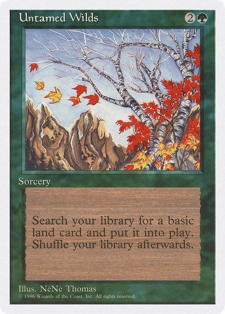 Untamed Wilds - Introductory Two-Player Set Magic: The Gathering trading card
