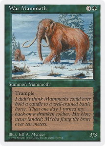 War Mammoth - Introductory Two-Player Set (2PS) #null - Common Magic: The Gathering Trading Card