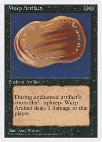 Warp Artifact - Introductory Two-Player Set (2PS) #null - Rare Magic: The Gathering Trading Card