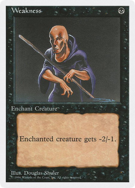 Weakness - Introductory Two-Player Set Magic: The Gathering trading card