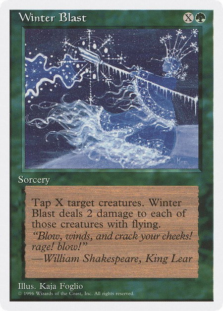 Winter Blast - Introductory Two-Player Set Magic: The Gathering trading card