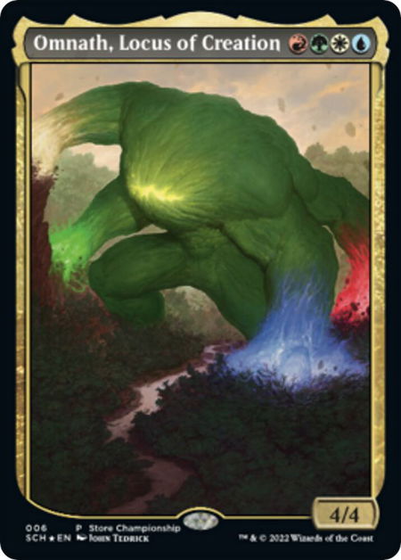 Omnath, Locus of Creation - Game Day & Store Championship Promos Magic: The Gathering trading card
