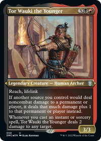 Tor Wauki the Younger (Foil Etched) - Commander: Dominaria United (DMC) #68 - Uncommon Magic: The Gathering Trading Card