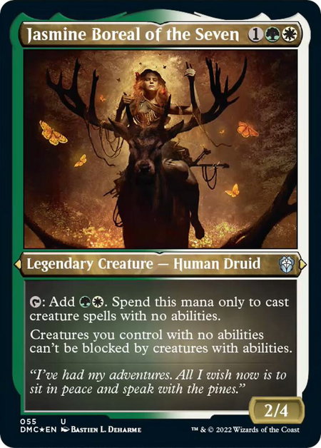 Jasmine Boreal of the Seven (Foil Etched) - Commander: Dominaria United Magic: The Gathering trading card