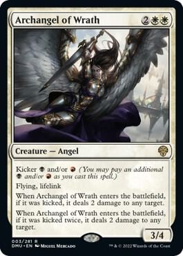 Archangel of Wrath - Dominaria United Magic: The Gathering trading card