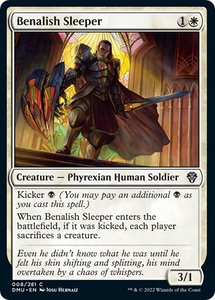 Benalish Sleeper - Dominaria United (DMU) #8 - Common Magic: The Gathering Trading Card
