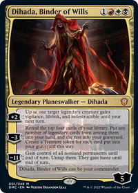 Dihada, Binder of Wills - Commander: Dominaria United (DMC) #1 - Mythic Magic: The Gathering Trading Card