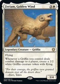Zeriam, Golden Wind - Commander: Dominaria United (DMC) #5 - Rare Magic: The Gathering Trading Card