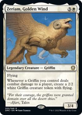 Zeriam, Golden Wind - Commander: Dominaria United Magic: The Gathering trading card