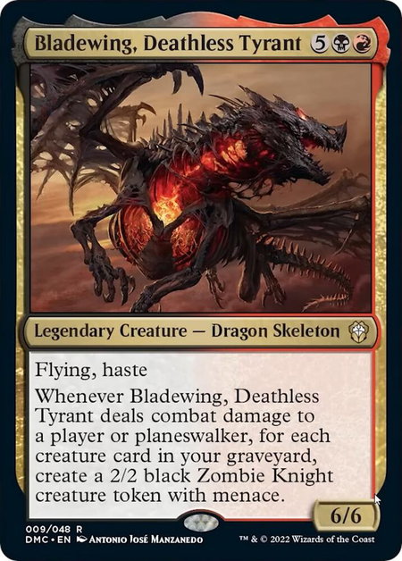 Bladewing, Deathless Tyrant - Commander: Dominaria United Magic: The Gathering trading card