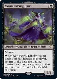 Moira, Urborg Haunt - Commander: Dominaria United (DMC) #6 - Rare Magic: The Gathering Trading Card