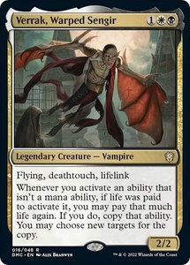 Verrak, Warped Sengir - Commander: Dominaria United (DMC) #16 - Rare Magic: The Gathering Trading Card
