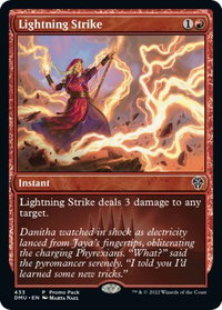 Lightning Strike - Promo Pack: Dominaria United (PPDMU) #433 - Common Magic: The Gathering Trading Card