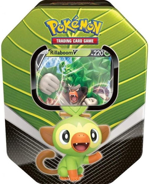 Galar Partners International Tin [Rillaboom V] - SWSH01: Sword & Shield Base Set Pokémon trading card