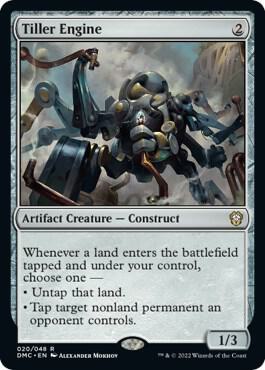 Tiller Engine - Commander: Dominaria United Magic: The Gathering trading card