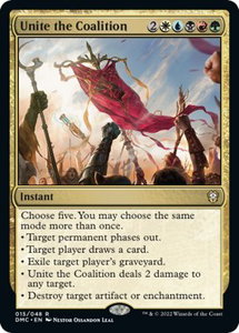 Unite the Coalition - Commander: Dominaria United (DMC) #15 - Rare Magic: The Gathering Trading Card