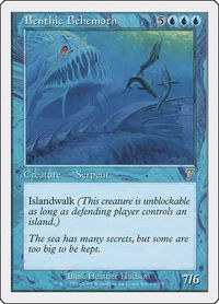 Benthic Behemoth - 7th Edition (7ED) #63 - Rare Magic: The Gathering Trading Card
