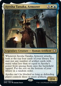 Ayesha Tanaka, Armorer - Commander: Dominaria United (DMC) #29 - Rare Magic: The Gathering Trading Card