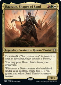Hazezon, Shaper of Sand - Commander: Dominaria United (DMC) #32 - Rare Magic: The Gathering Trading Card