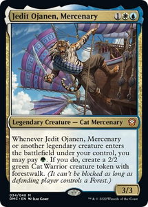 Jedit Ojanen, Mercenary - Commander: Dominaria United (DMC) #34 - Mythic Rare Magic: The Gathering Trading Card