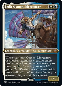 Jedit Ojanen, Mercenary (Foil Etched) - Commander: Dominaria United (DMC) #56 - Mythic Rare Magic: The Gathering Trading Card