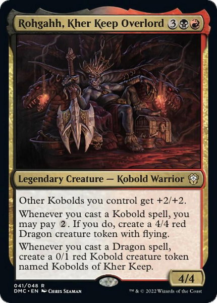 Rohgahh, Kher Keep Overlord trading card from Commander: Dominaria United Rohgahh, Kher Keep Overlord - Commander: Dominaria United Magic: The Gathering trading card