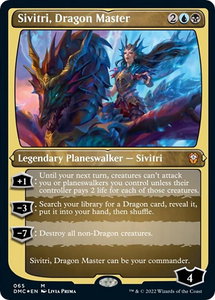Sivitri, Dragon Master (Foil Etched) - Commander: Dominaria United (DMC) #65 - Mythic Rare Magic: The Gathering Trading Card