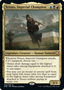 Tetsuo, Imperial Champion - Commander: Dominaria United (DMC) #44 - Mythic Rare Magic: The Gathering Trading Card