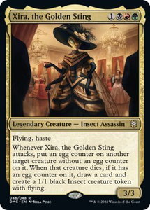 Xira, the Golden Sting - Commander: Dominaria United (DMC) #48 - Rare Magic: The Gathering Trading Card
