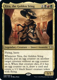 Xira, the Golden Sting - Commander: Dominaria United (DMC) #48 - Rare Magic: The Gathering Trading Card