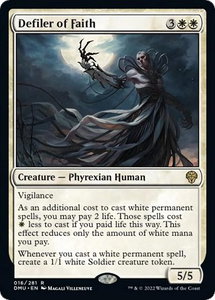 Defiler of Faith - Dominaria United (DMU) #16 - Rare Magic: The Gathering Trading Card