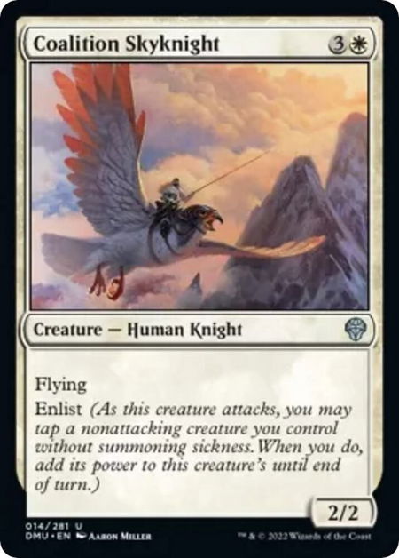 Coalition Skyknight - Dominaria United Magic: The Gathering trading card