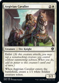 Argivian Cavalier - Dominaria United (DMU) #4 - Common Magic: The Gathering Trading Card