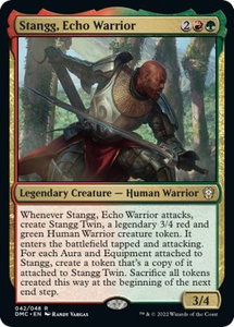 Stangg, Echo Warrior - Commander: Dominaria United (DMC) #42 - Rare Magic: The Gathering Trading Card
